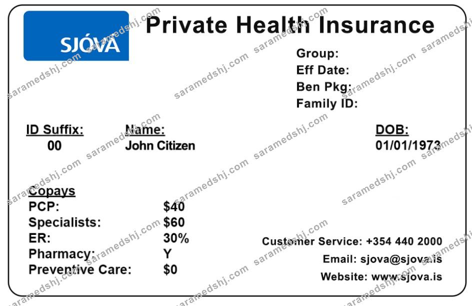 Iceland health insurance card